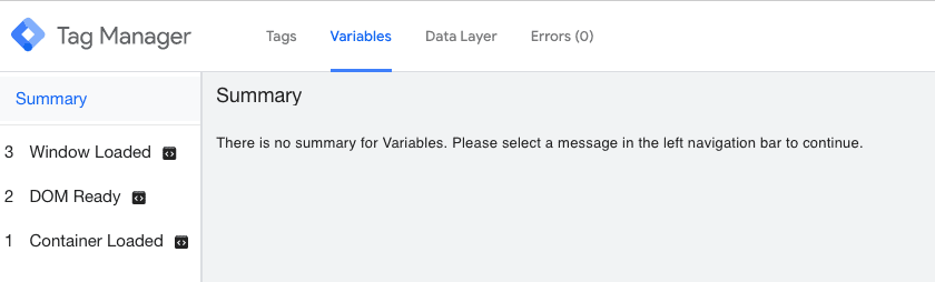 Variables In Gtm