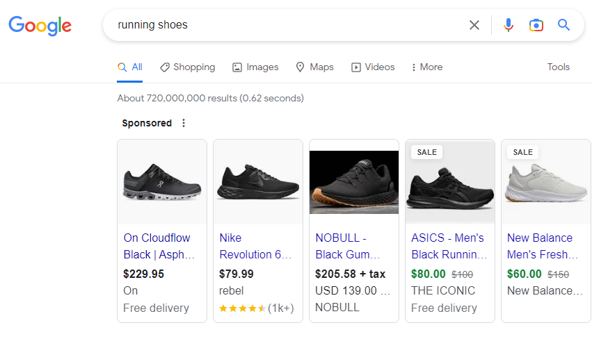 Example Of Shopping Ads
